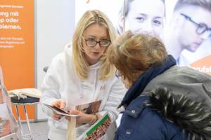Beratung am Messestand